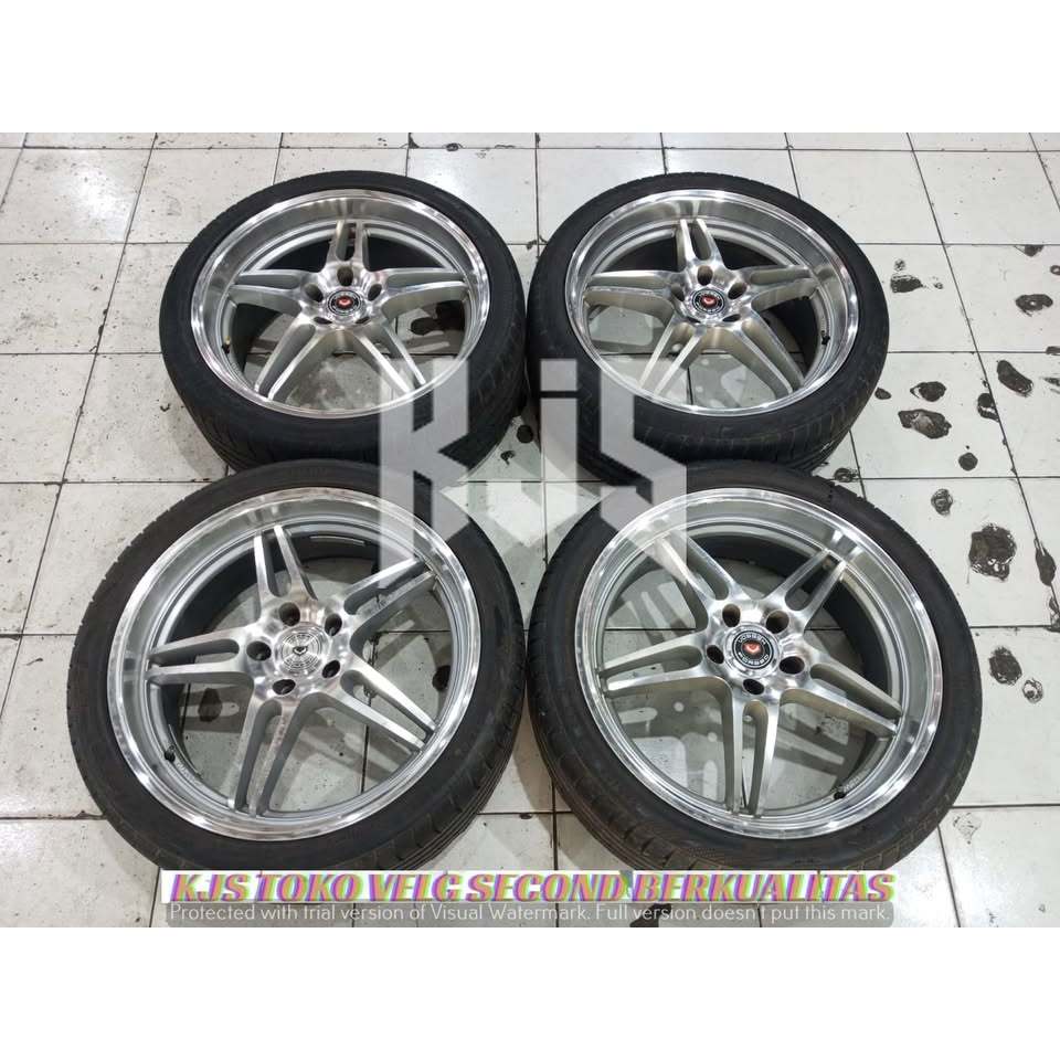 READY STOK VELG RACING SECOND MODEL VOSSEN RING 19 PCD 5X114.3 PNP CAMRY ACCORD MAZDA ALPHRD LEXUS H