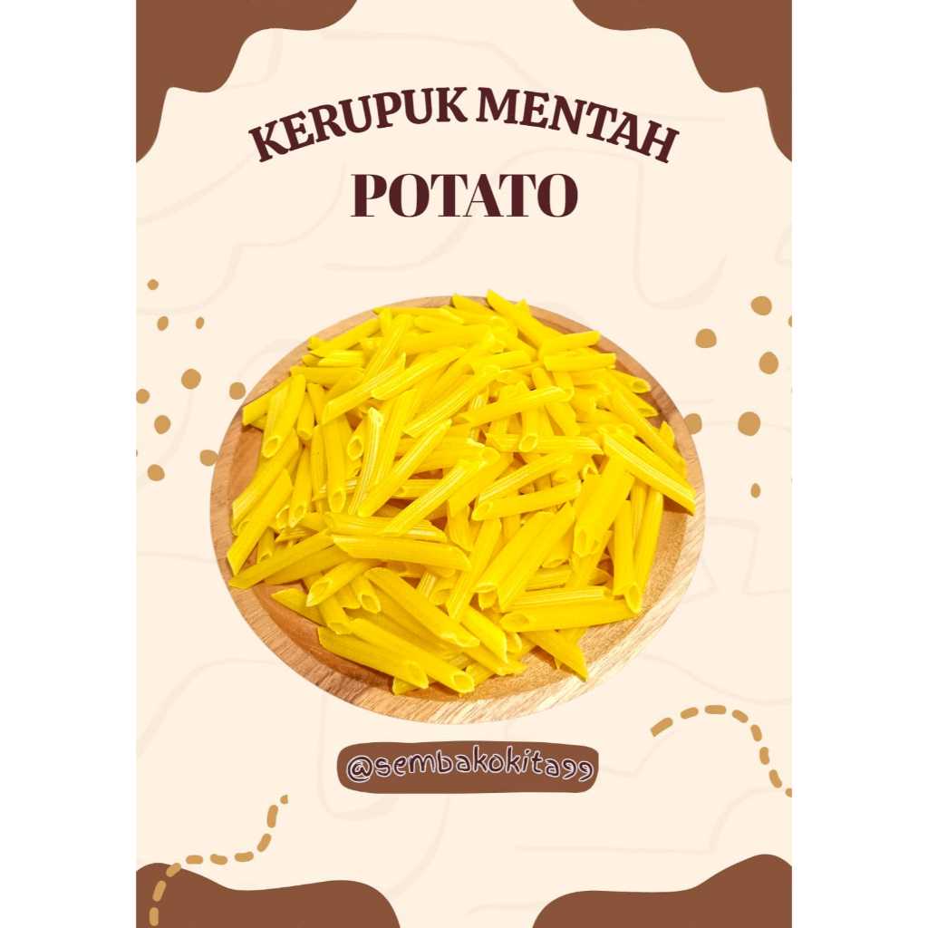 

Kerupuk Mentah Kerupuk Stik Potato 250g, 500g, 1Kg