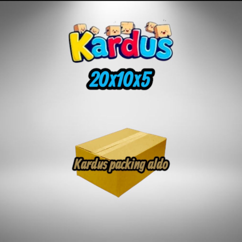 

kardus box packing 20×10×5