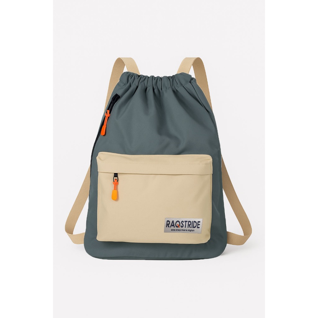 TAS RANSEL SERUT STRINGBAG CORDURA COMBI Pria Wanita Kain Tebal