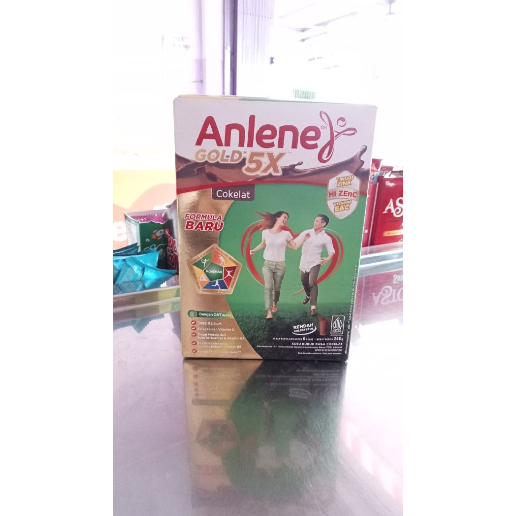 

Anlene Gold 5X rasa coklat 240g