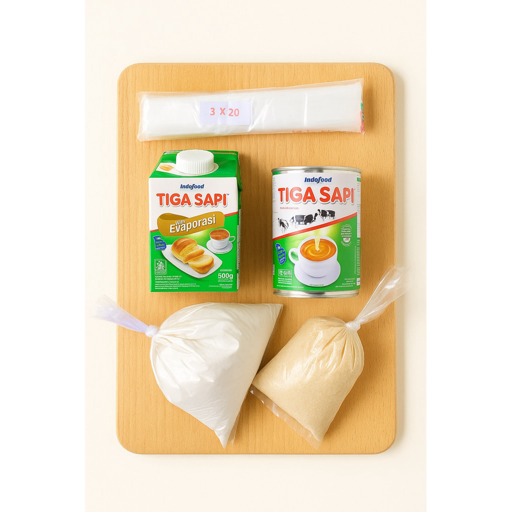 

PAKETAN HEMAT ES MAMBO EVAPORASI ll BUAT PEMULA 1x PRODUKSI