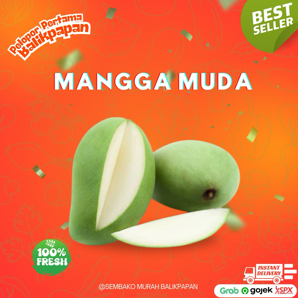 

mangga muda kecut per 3-4 buah