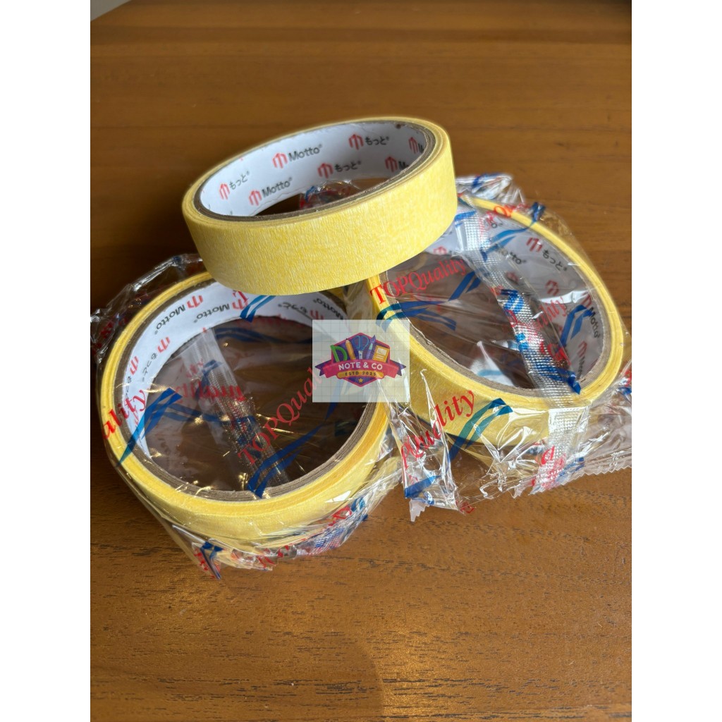 

Masking tape/ Lakban kertas 24mm satuan