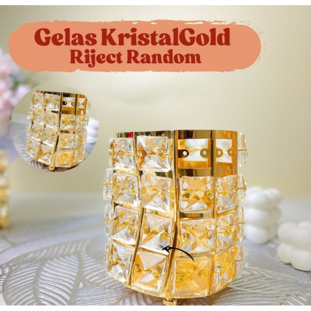 

Tempat Pena Pensil Alat Tulis Emas Gold Mewah Silinder Pen Holder Dekorasi Rumah