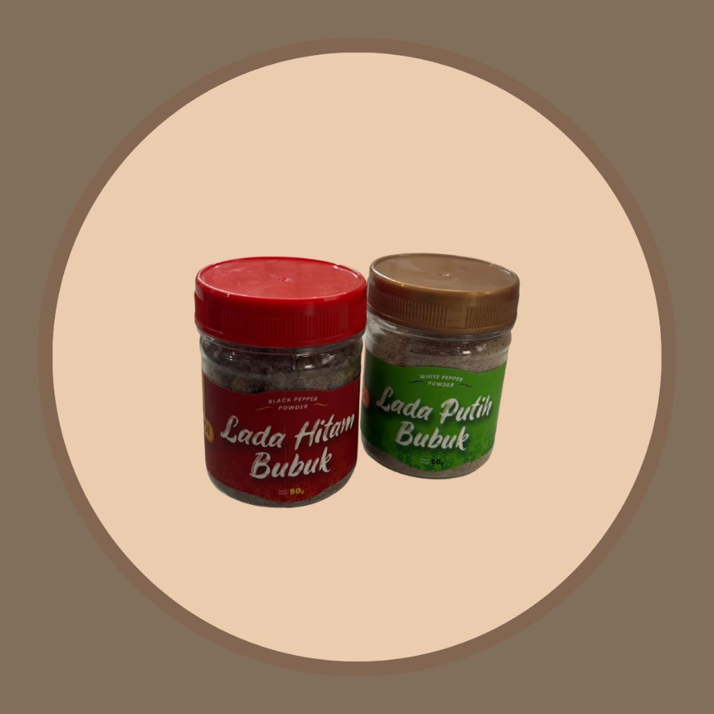 

Lada Hitam & Putih Bubuk – Rempah Asli Nusantara