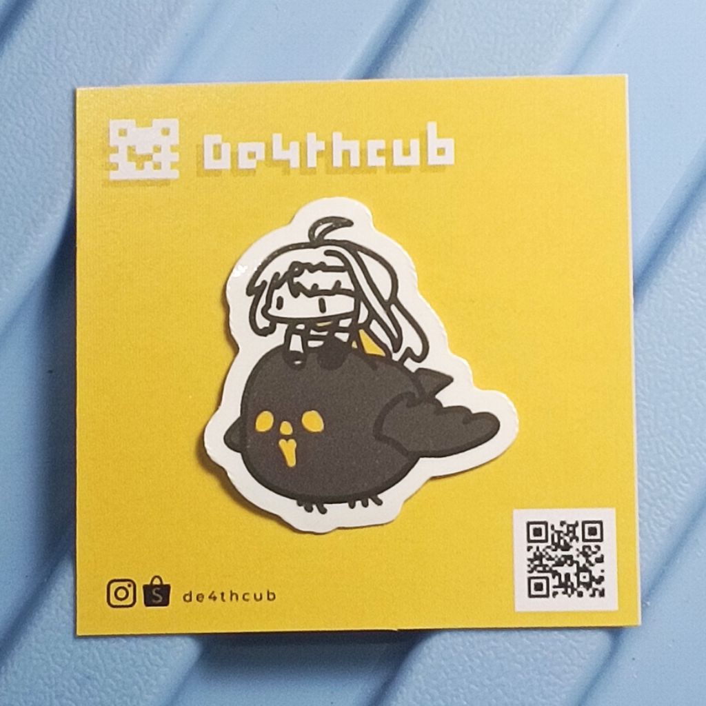 

[D4C] Yixuan Mini Waterproof Sticker Monochrome Zenless Zone Zero Fan Merchandise