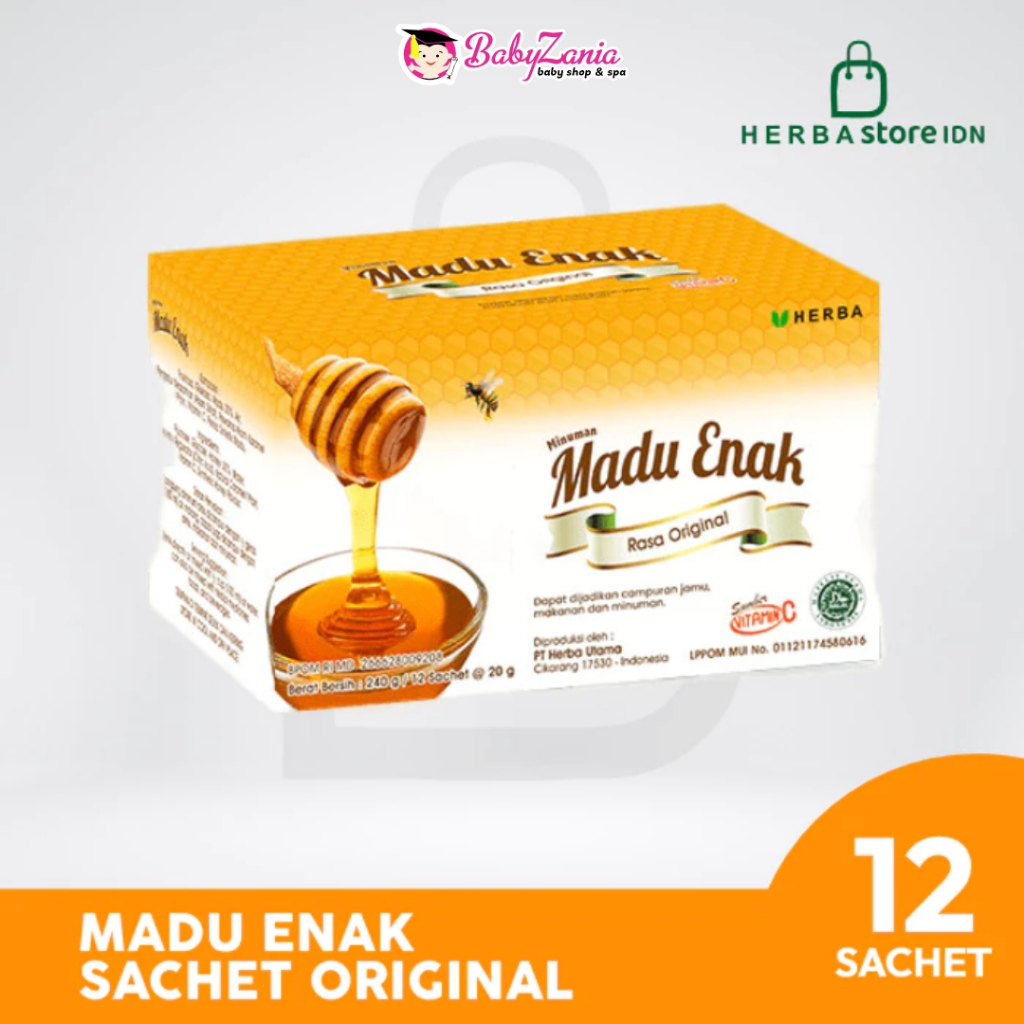 

Herba Madu Enak Sachet Isi 12 perBox Madu + Vitamin C