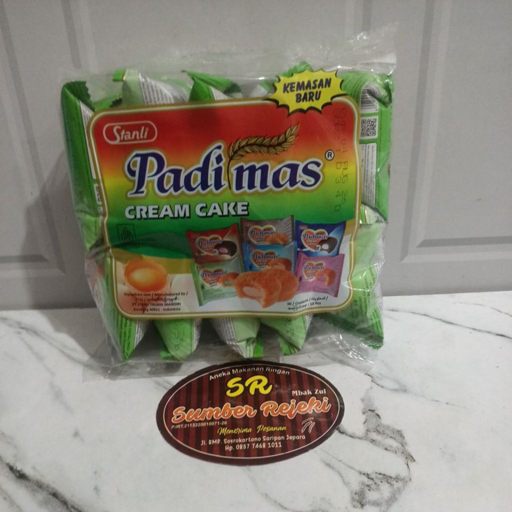

PADIMAS CREAM CAKE RASA PANDAN ISI 10 PCS