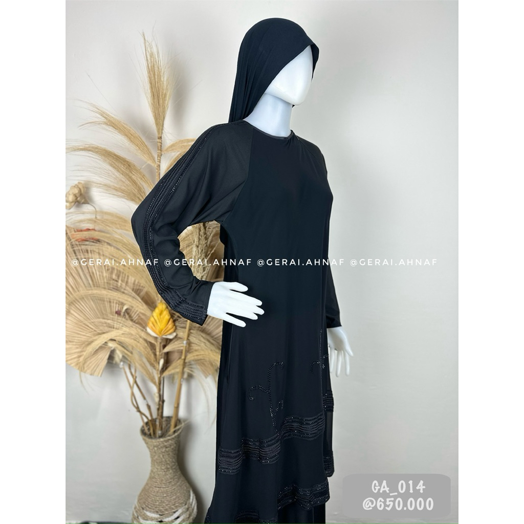 GA_014 / ABAYA ORI SAUDI / ABAYA ARAB SAUDI / ABAYA IMPORT SAUDI / ABAYA ORIGINAL / ABAYA ASLI SAUDI