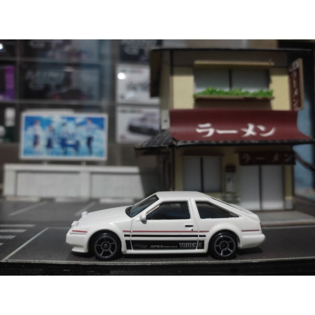 Hotwheels Toyota Ae86 Sprinter Trueno Putih