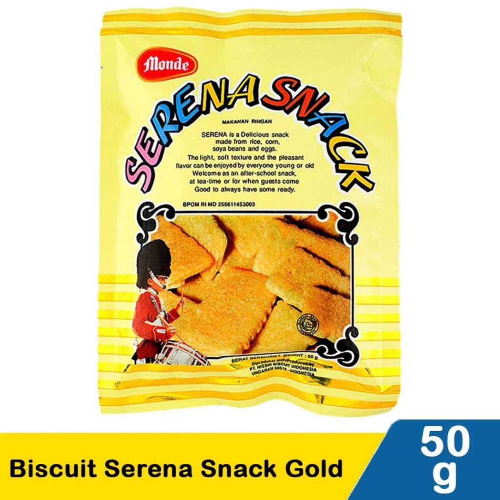 

monde biscuit serena snack gold 50g