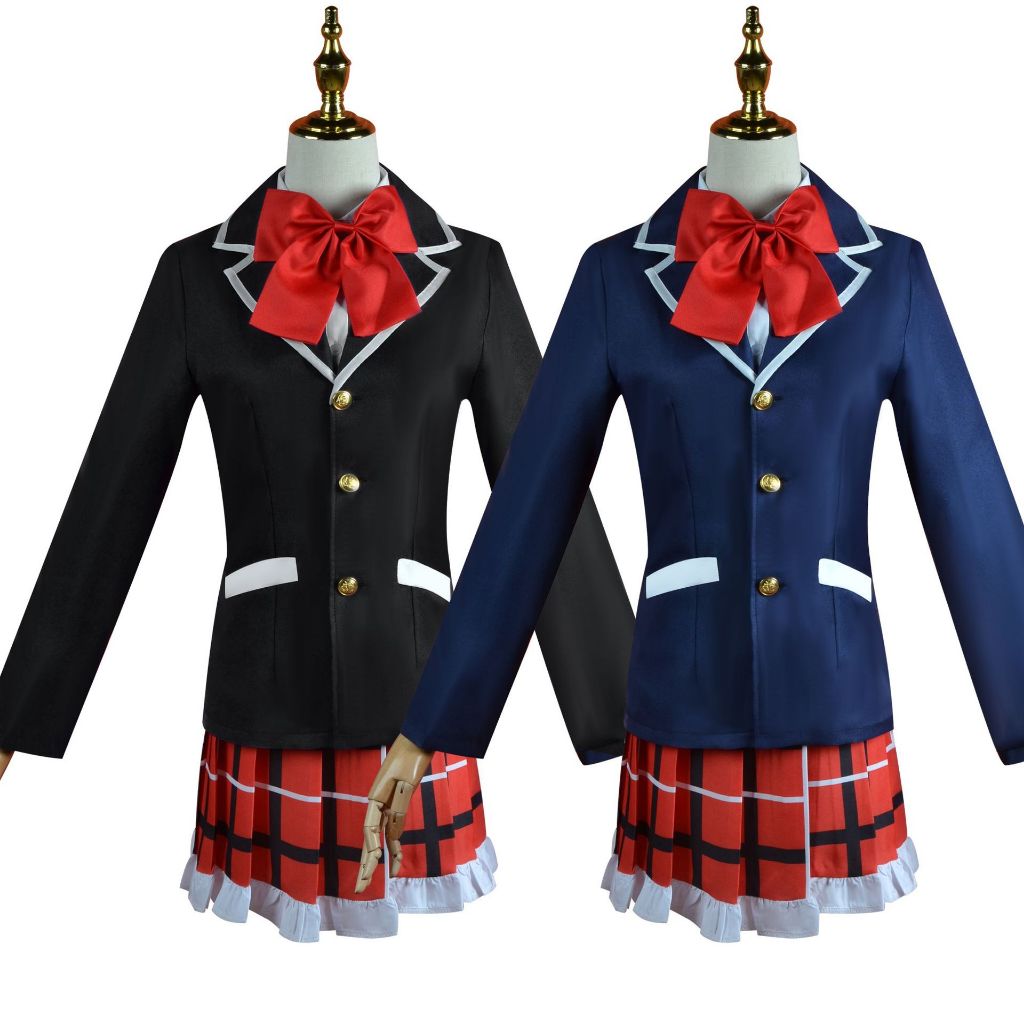 Love, Chunibyo & Other Delusions cosplay Rikka Takanashi cosplay costume and wig shoes