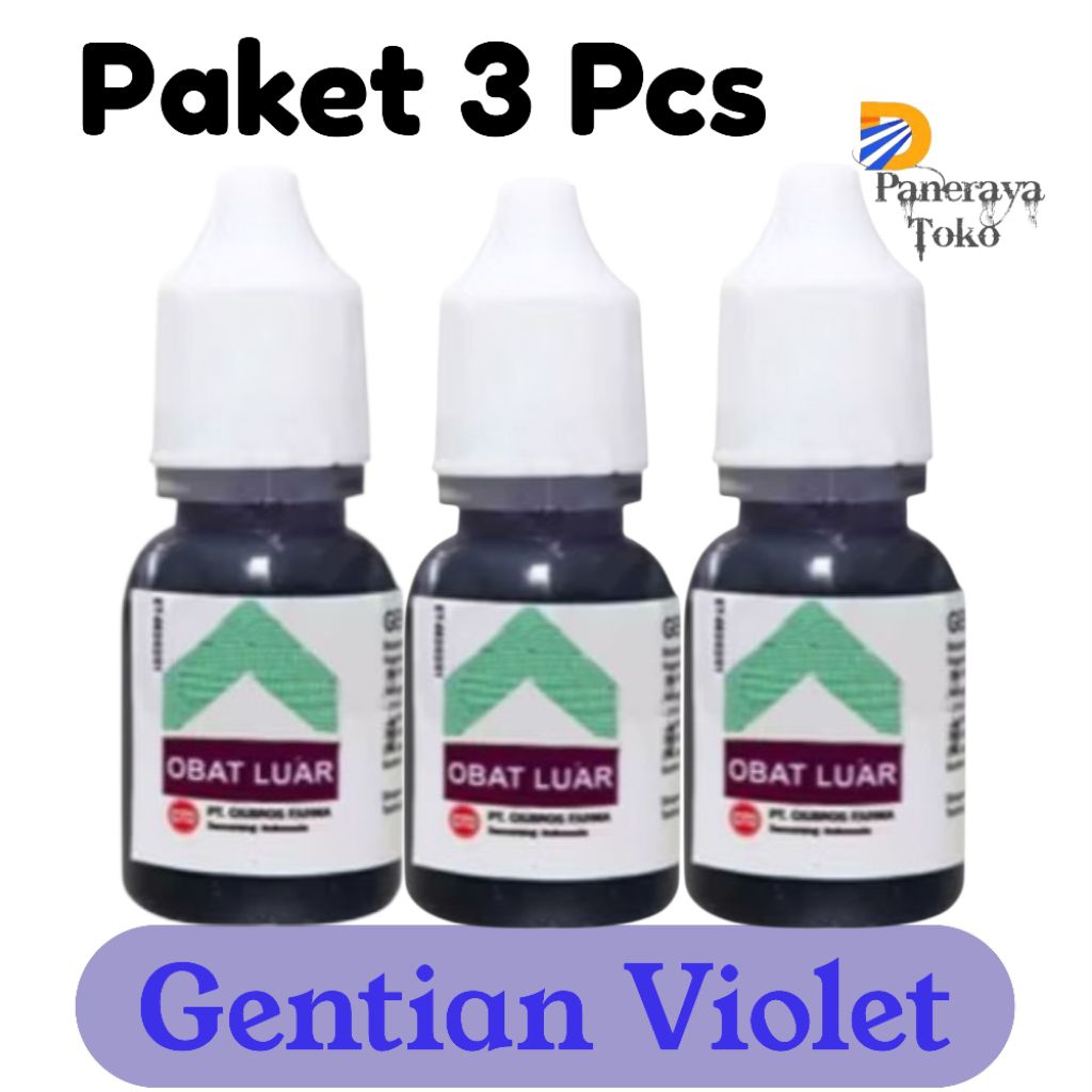 [3PCS] Cito Gentian Violet 10ml - Obat Biru / Obat Sariawan PT CITO
