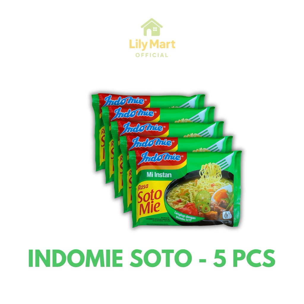 

5 PCS - Indomie Rasa Soto Mie