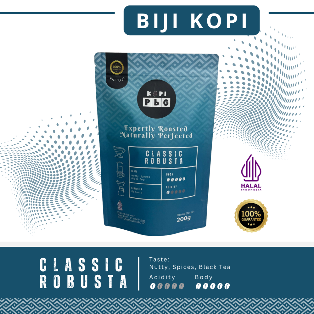 

Biji Classic Robusta Kopi PBG