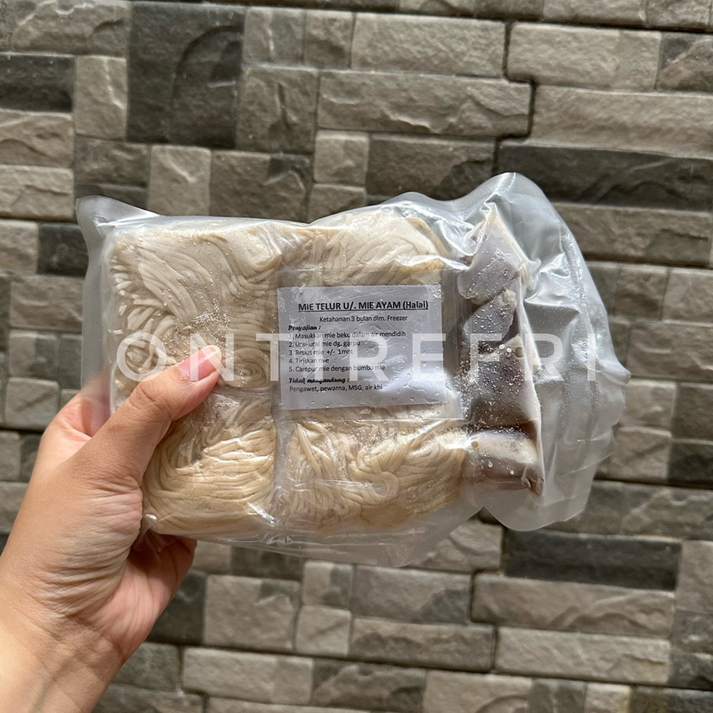 

Mie Telur Frozen Homemade / Bakmi Telur