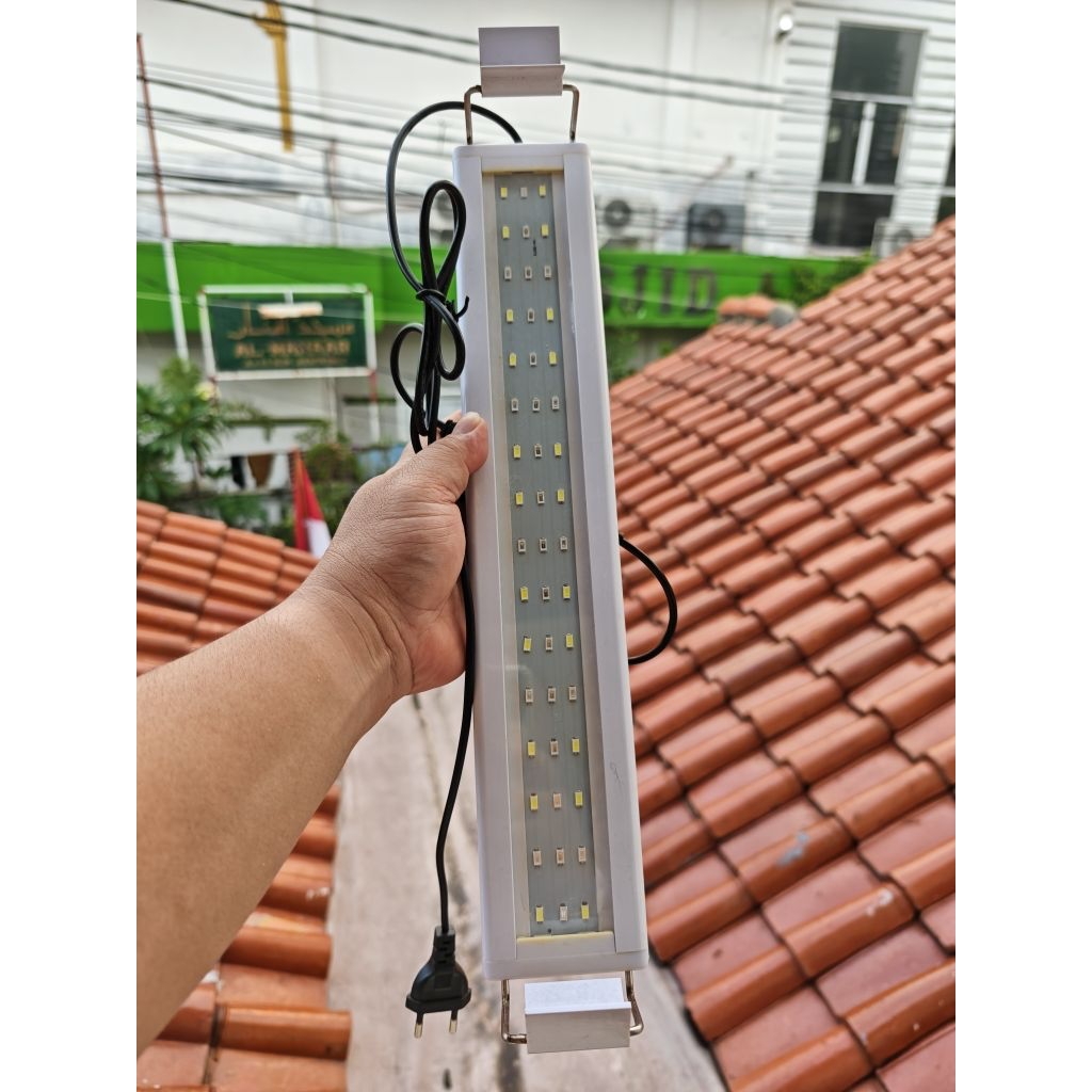Lampu gantung akuarium 40cm 2 warna