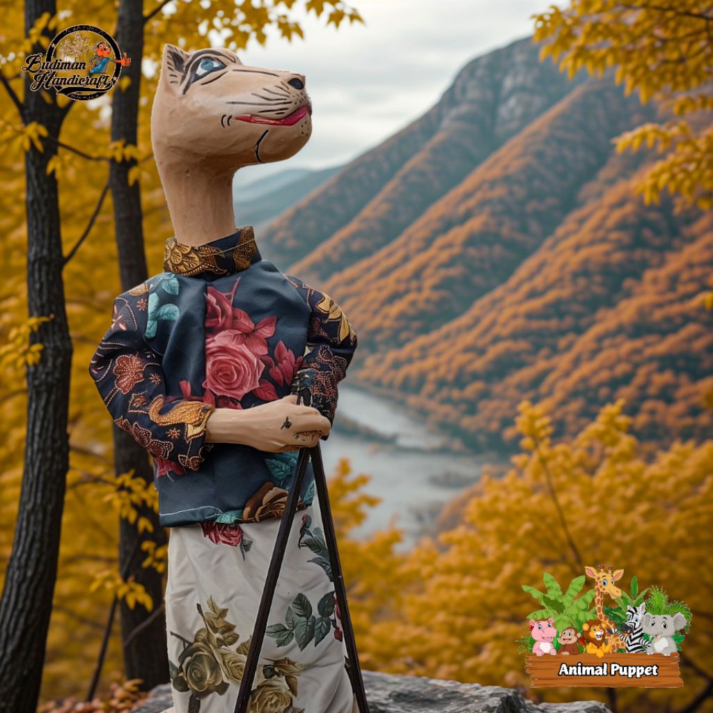 Wayang Golek Binatang Karakter Anjing