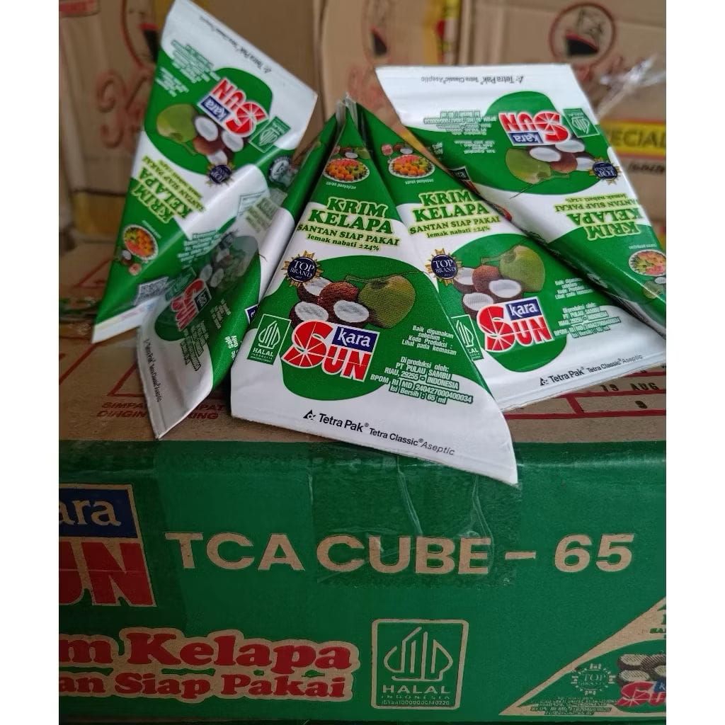 

sun kara santan kental 65 ml isi 36 pcs