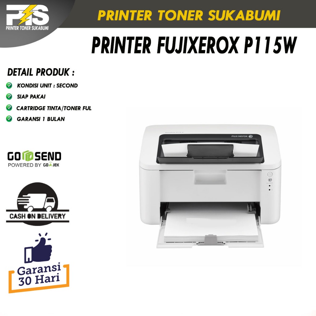 Printer xerox  P115W Wireless Second Garansi 1bulan
