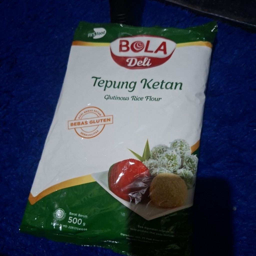 

Tepung ketan Bola Deli