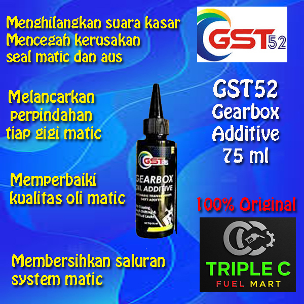ADITIF MATIC GST52 GEARBOX ADDITIVE 75ML CAIRAN OLI MATIC GEARBOX ADDITIVE / OLI GEARBOX ADDITIVE