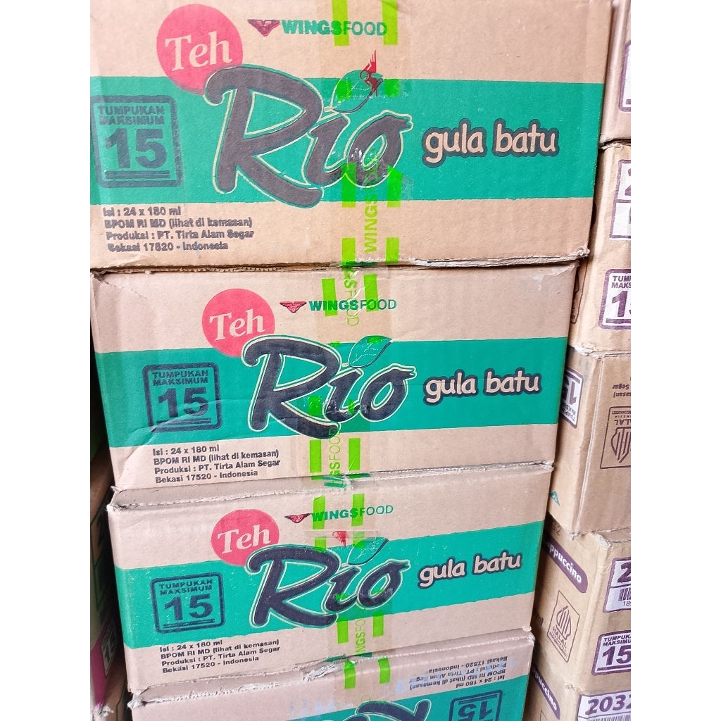 

minuman teh Rio 1 dus