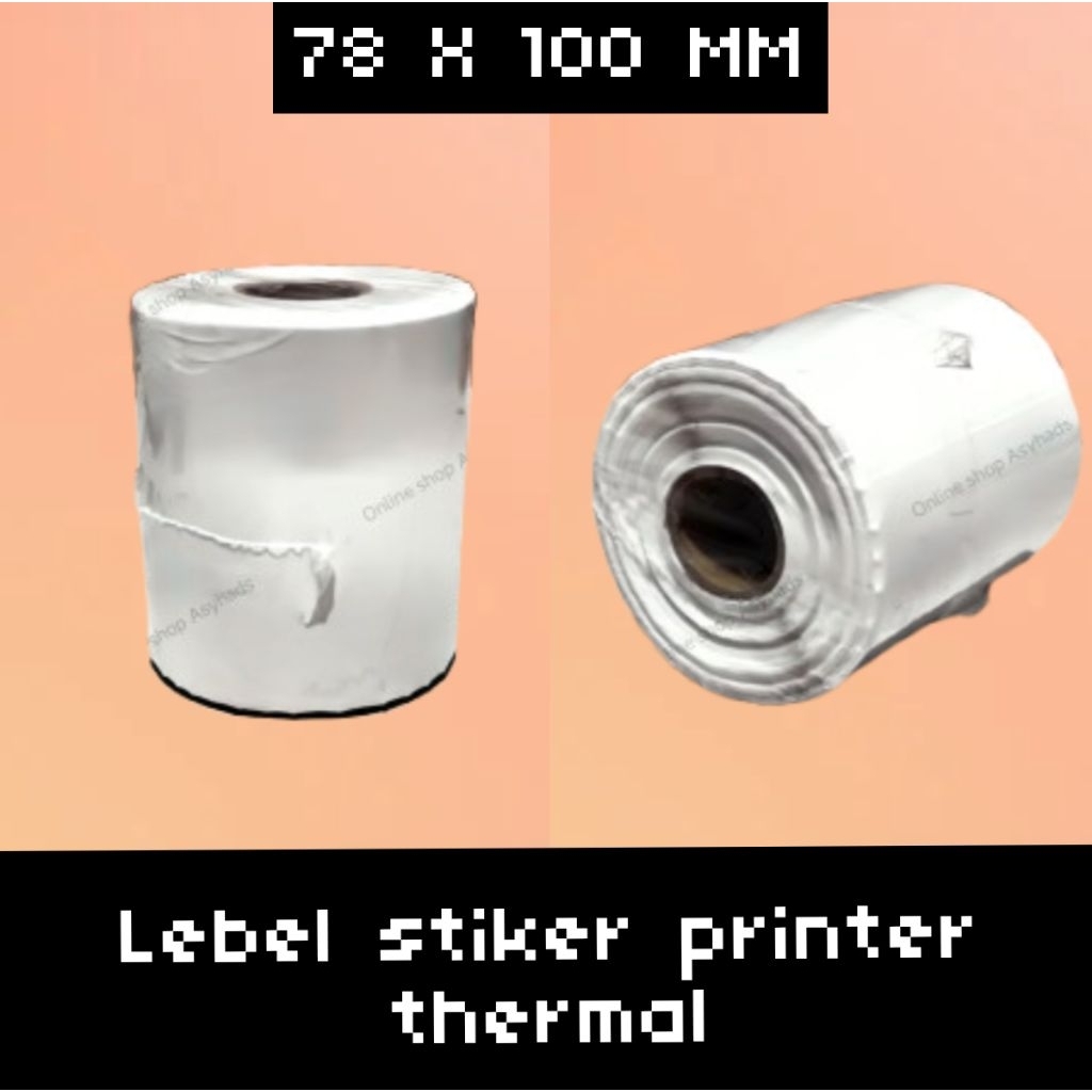 

Lebel stiker printer thermal 78 X 100 MM