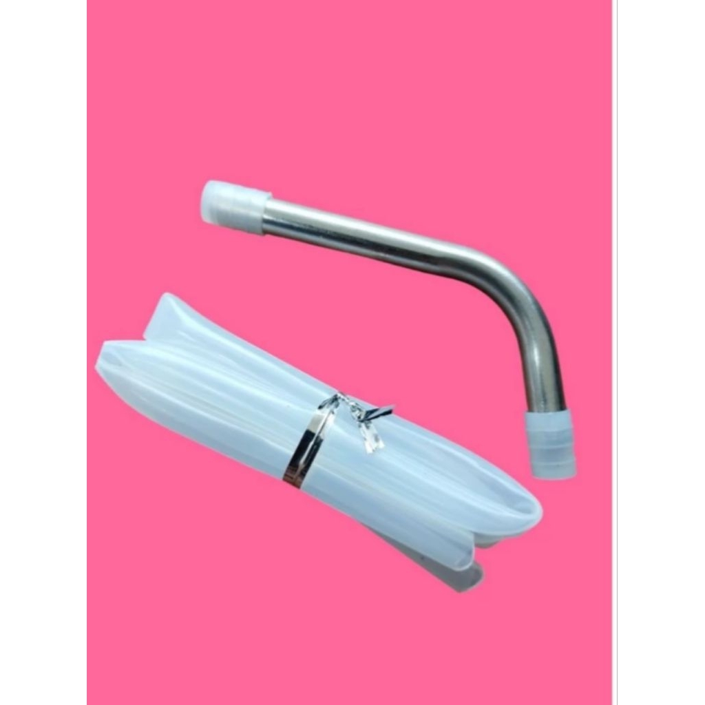 pipa pompa galon stenlis dan selang pompa galon