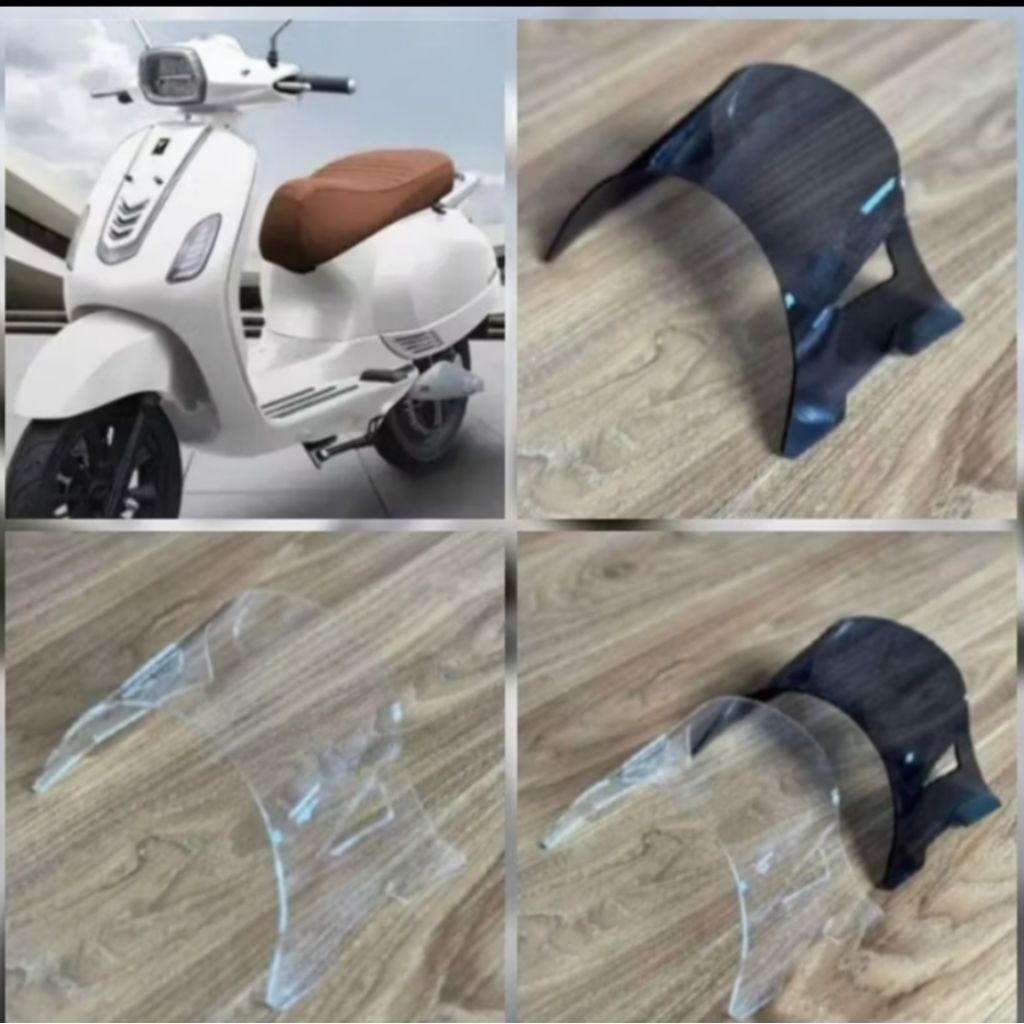 winsild/visor motor listrik zuzu model vespa