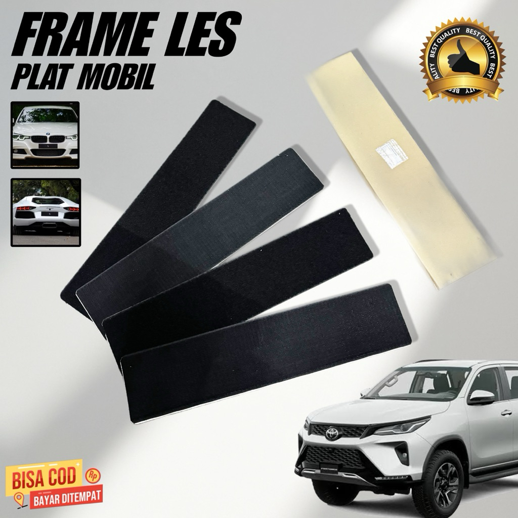 Framlesplate Dudukan Plat Nomor Mobil Universal Set Dudukan Plat Nomor Mobil Cover Plat Nomor Mobil 