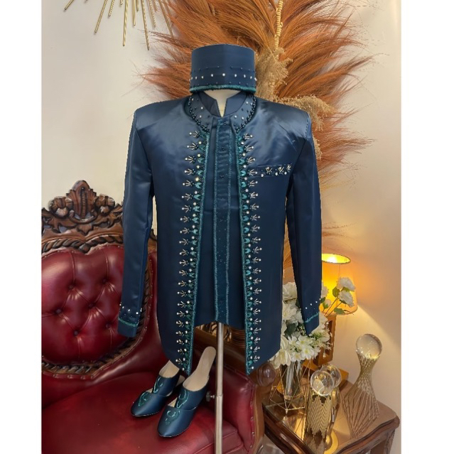 Beskap Pengantin Emerald Beskap Pengantin Beskap Pengantin Pria Premium Beskap Pria Modern