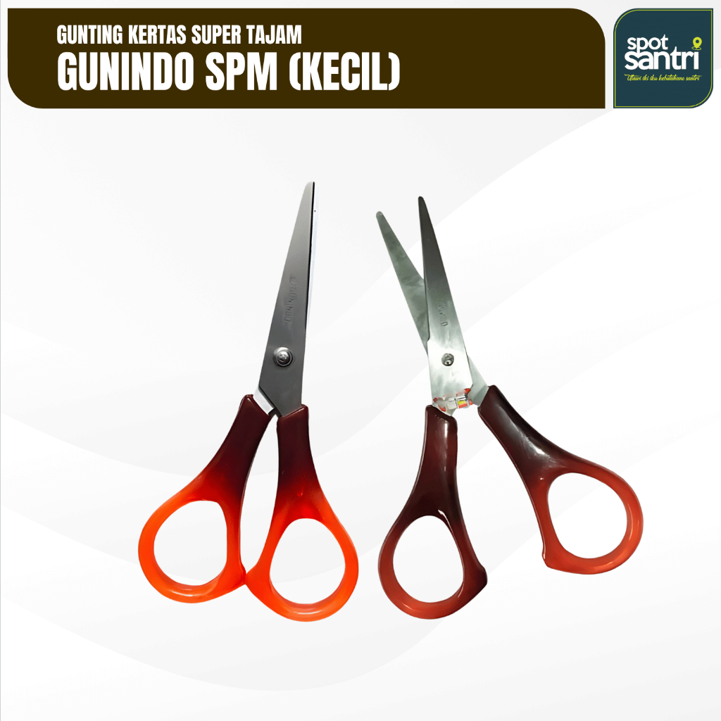 

Gunting Kertas Serbaguna Gunindo SPM (KECIL) Super Tajam Original | [PCS]