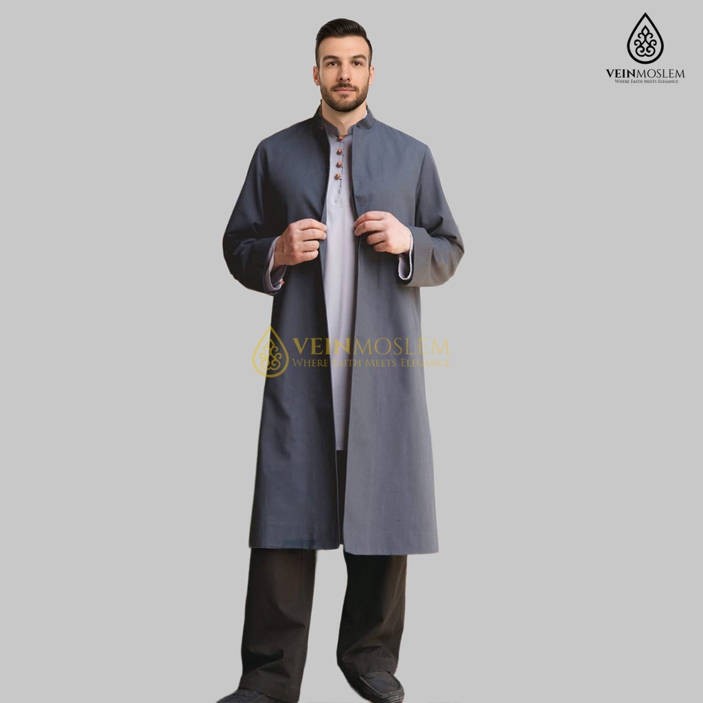 Vein Moslem Jubah Pria Jubba Muslim As-Syamsi Jubah Gamis Pria Muslim Baju Takwa Vein Moslem As-Syam