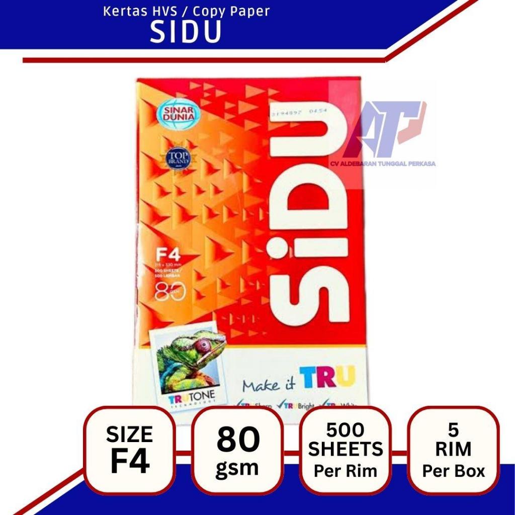 

Kertas HVS F4 SIDU SINAR DUNIA 80 gsm 1 RIM (500 Lembar) Copy Paper Print Copier Fotocopy