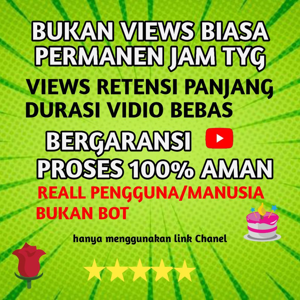 Qualitas Paling Mantul Views Retensi Tinggi Ber Jam Jam untuk Real Tayang YouTube Penonton Asli