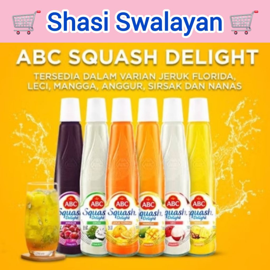 

ABC Squash Delight Sirup Botol 450 ml
