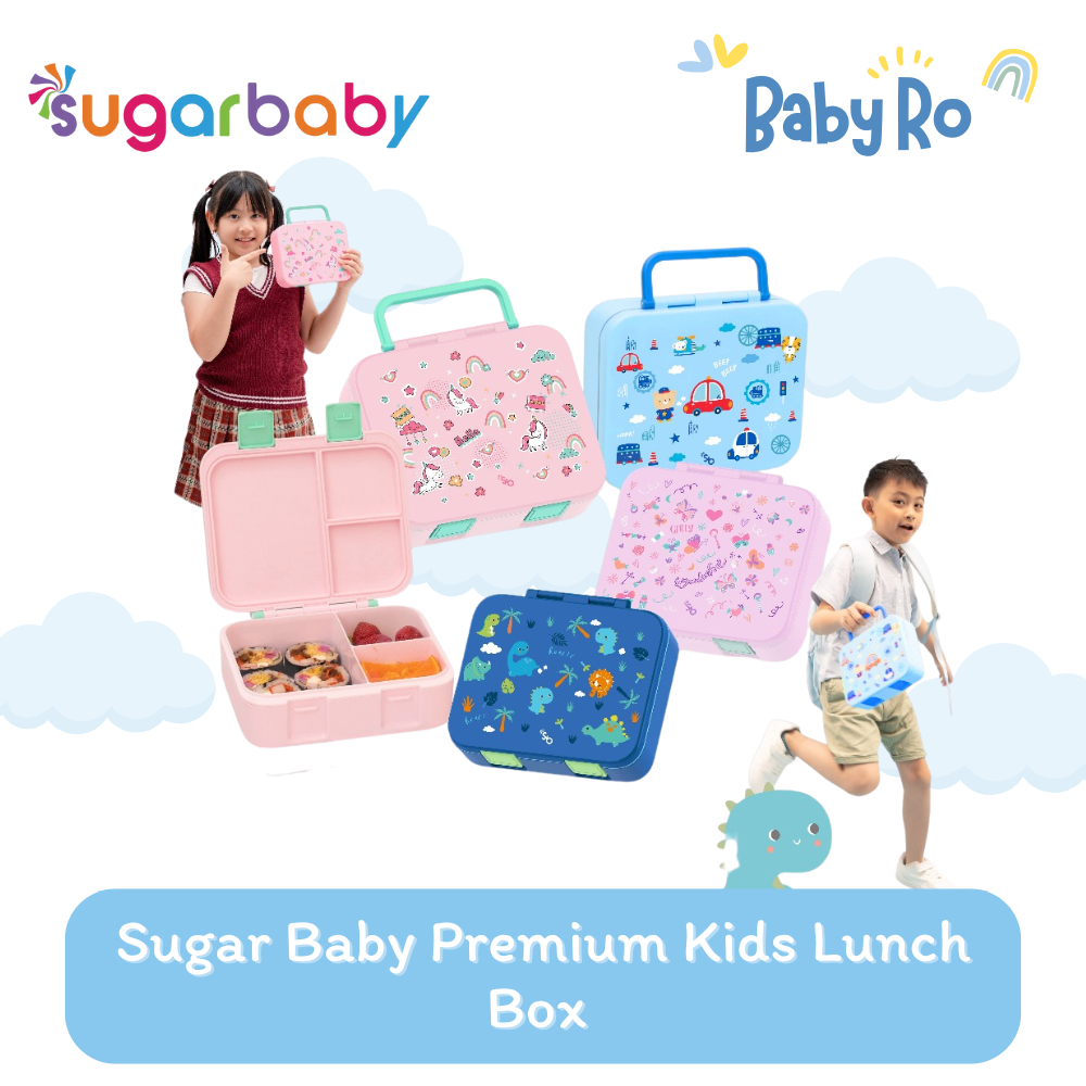 Sugarbaby Lunch Box | Lunch Box Anak | Lunch Box Set Anak | Sugar Baby Premium Kids Lunch Box