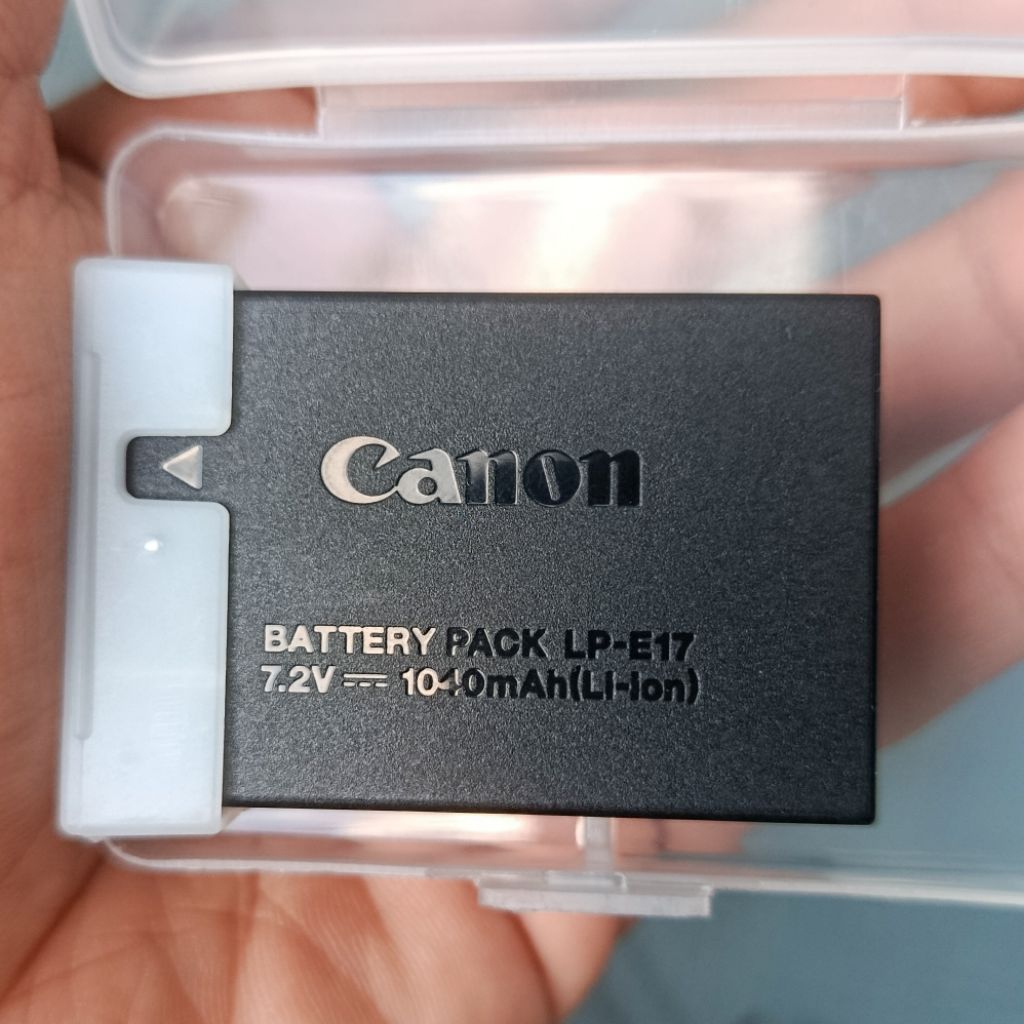 batre canon LP-E17 second masih baru