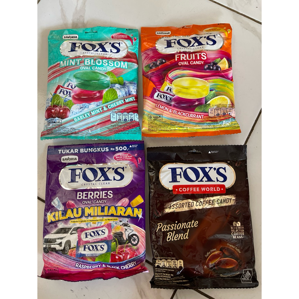 

PERMEN FOX OVAL CANDY