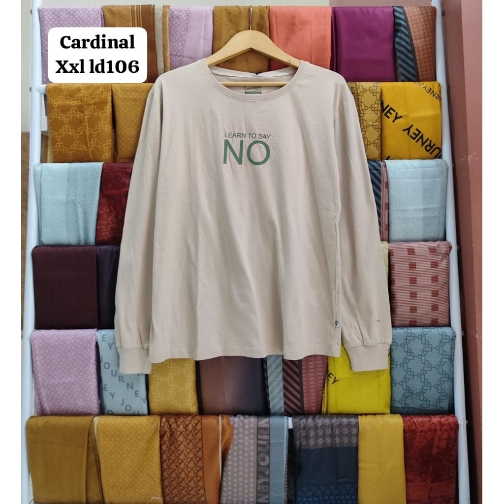 Atasan kaos Cardinal panjang-wanita