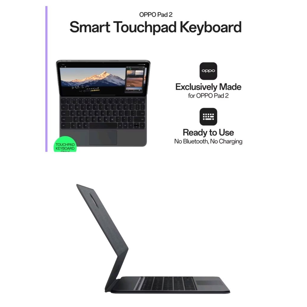 Oppo Pad 2 smart touchpad keyboard