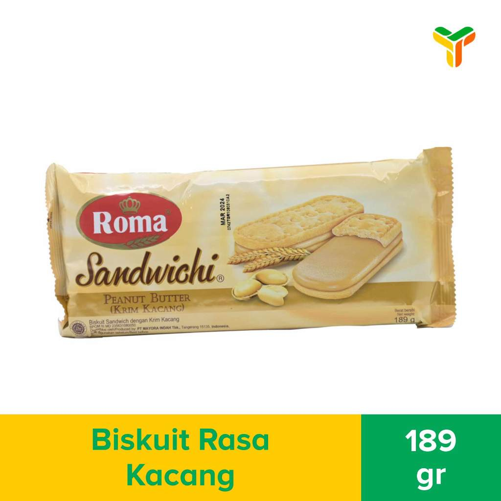 

Roma Sandwichi Peanut Butter 189G