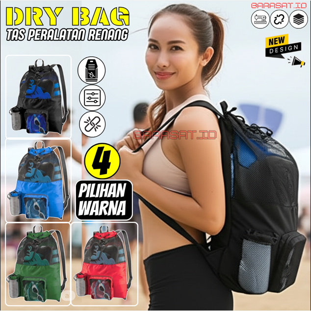 Dry Bag Tas Backpack Renang Bag Pelampung Tas Ransel Renang Untuk Membawa Perlengkapan Olahraga Air