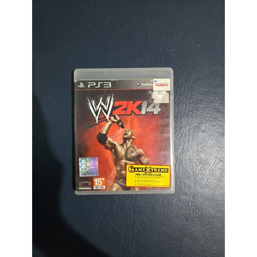 BD Kaset Game PS3 W2K14 WWE Smackdown