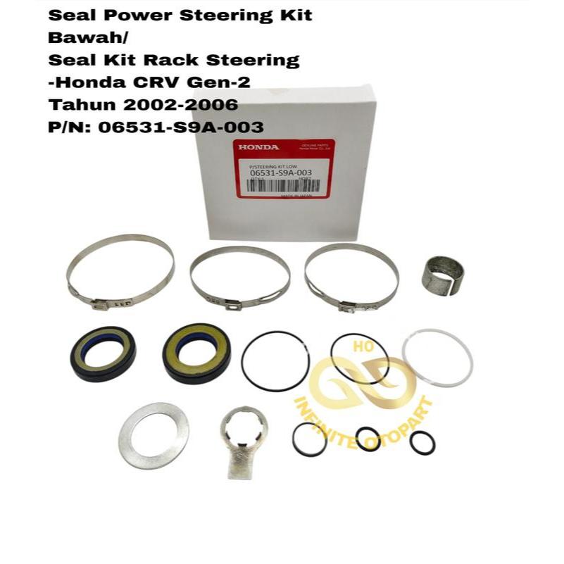 SEAL POWER STEERING KIT LOW BAWAH CRV GEN 2 2002-2006 06531-S9A-003 HON