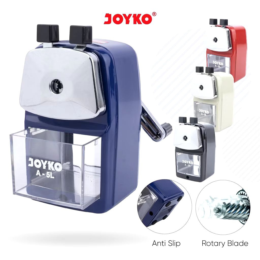 

Joyko A-5L | Sharpener | Rautan Pensil | Serutan Meja