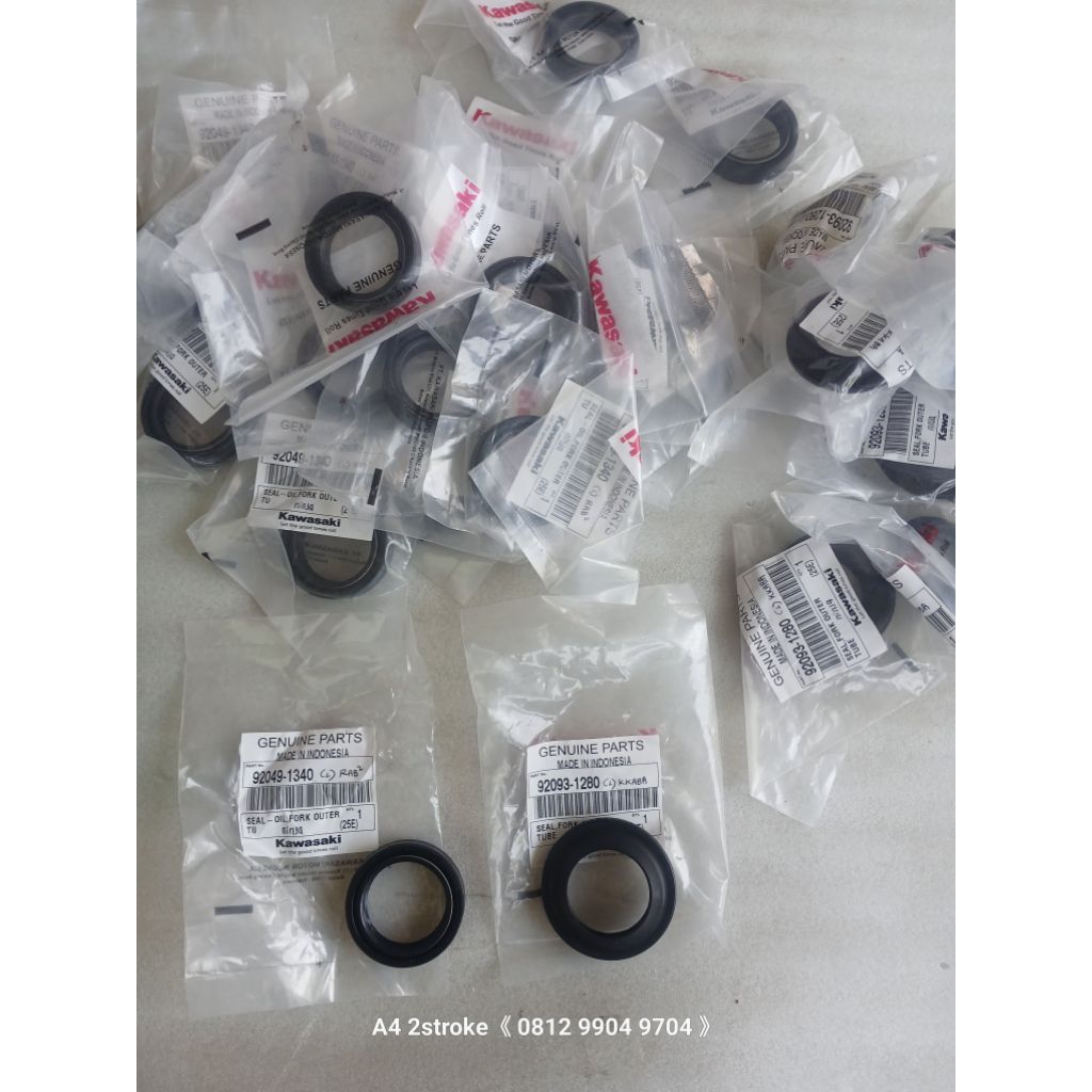 seal shock seal debu depan ninja R RR SS original