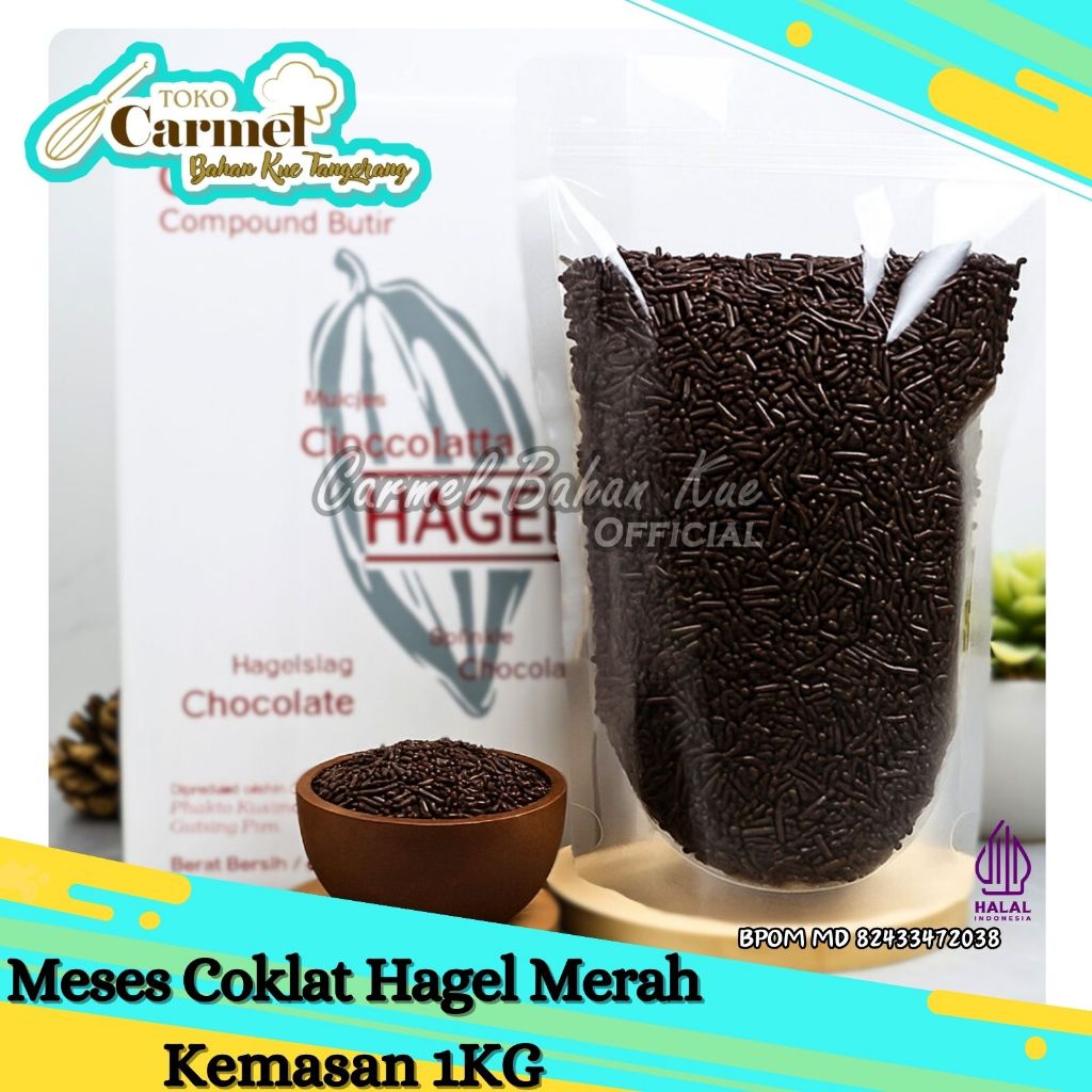 

Meses Coklat Hagel 1kg / 250gr - Meises Coklat Enak